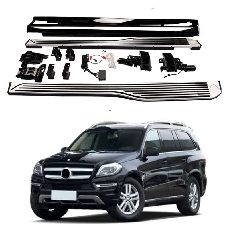 Car Craft Compatible With Mercedes Benz Gl Gls W166 X166 2012-2018 Automatic Deployable Electric Side Step Retractable Ladder Pedal Running Boards Side Step Maybach Style - CAR CRAFT INDIA