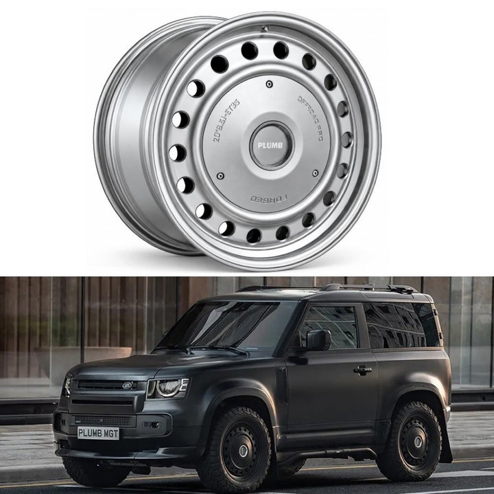 Car Craft Compatible With Land Range Rover Defender 90 110 130 L663 2020-2026 Plumb M One Series M-gt Alloy Wheel Rim Forged Mgt-006 Silver