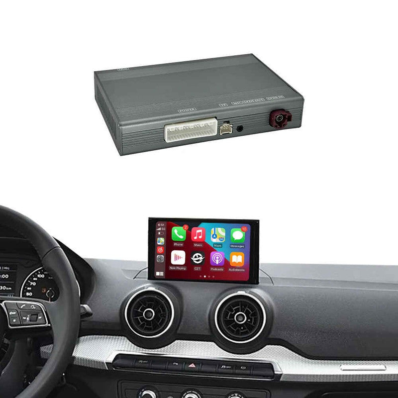 Car Craft Compatible With Audi A3 14-20 A4l 17-19 A5 17-20 Q2l 18 -21 Q5l 18-20 Q7 16-18 Upgrade To Wireless Apple Carplay Android Auto Adapter Carplay Box With Screeen Mirror Link Google Maps Mib - CAR CRAFT INDIA