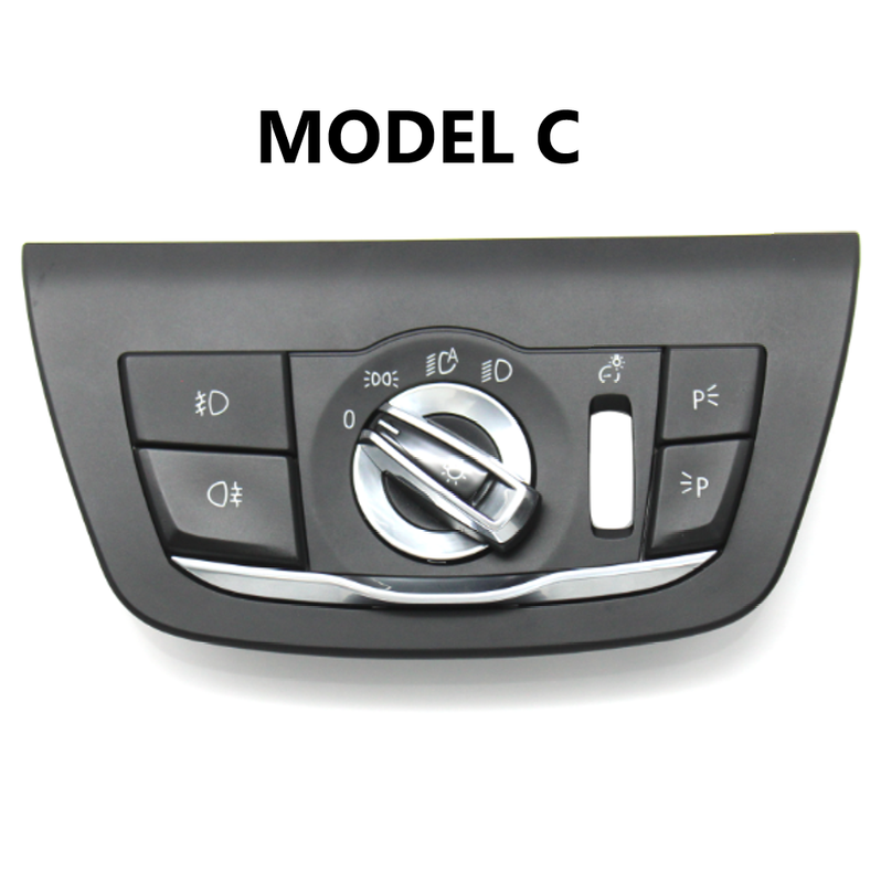 Car Craft Compatible With Bmw X3 X4 G01 G02 2018-2022 Car Headlamp Headlight Rotary Switch Knob Cover Fog Lamp Light Parking Night Vision Button Set 61319472970-d61319472965-c61319472970-q4 Model D