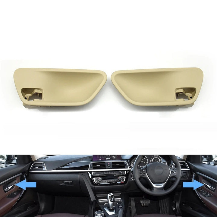 Car Craft Compatible With Bmw 3 Series F30 F34 2012-2018 4 Series M3 M4 F31 F35 F80 F32 F33 F36 F82 F83 2013-2020 Interior Unlock Door Opening Pull Handle Bowl Cover 51417279346 Beige Right - CAR CRAFT INDIA