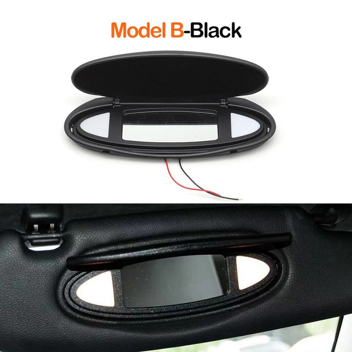 Car Craft Compatible With Porsche Boxster 986 987 Cayman 986 987 1996-2012 Carrera 996 997 Targa 996 997 1997-2011 Gt2 Gt3 996 997 1997-2012 Car Sun Shade Visor Vanity Mirror 99773103115a12 Black Assembly Model B