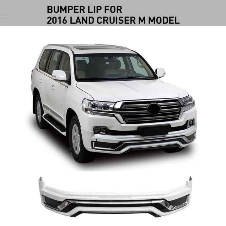 Car Craft Compatible With Toyota Land Cruiser Lc200 Lc 200 2016-2021 Front Bumper Lip Skirt Splitter Trim