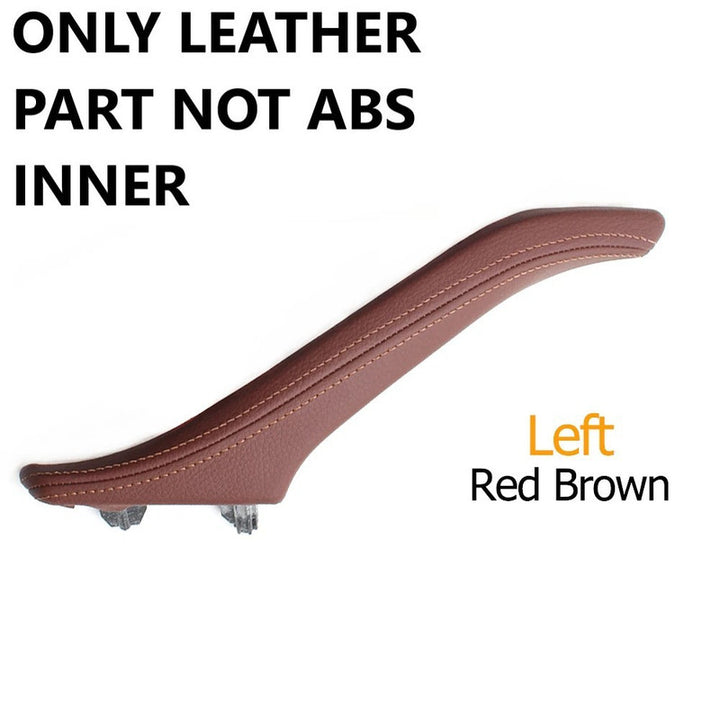 Car Craft Compatible With Bmw 5 Series F10 2010-2017 Car Interior Door Armrest Inside Pull Handle Single Handle Left Red Brown 51417261954l Rhd Model A OUTER LEATHER PART CC-7917 - CAR CRAFT INDIA