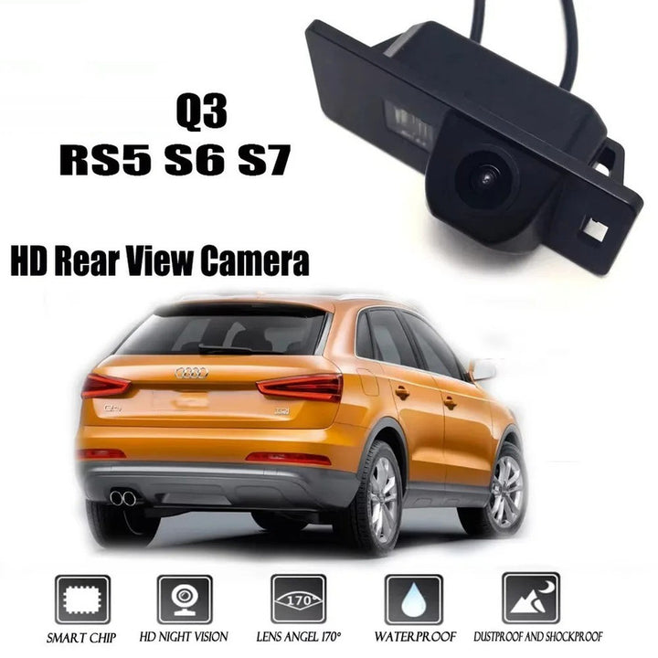 Car Craft Compatible With Audi Q3 A5 A6 A7 2011-2018 Rear View Camera Ccd Night Vision Reversing Camera License Plate Camera Backup Trunk Camera