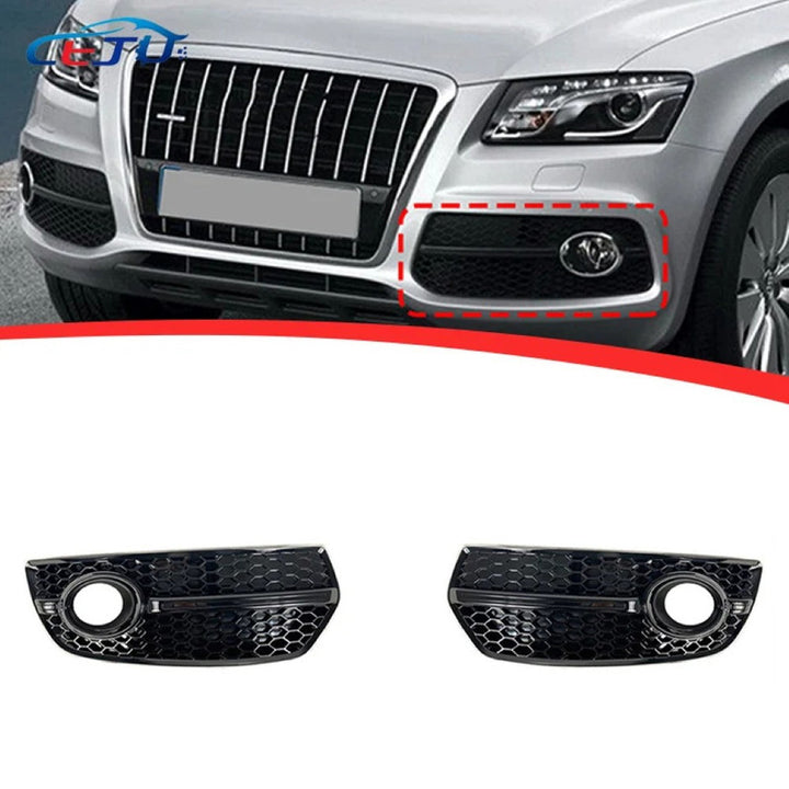 Car Craft Compatible With Audi Q5 2008-2012 Upgraded Front Bumper Fog Lamp Light Grill Cover Q5-021 Gc