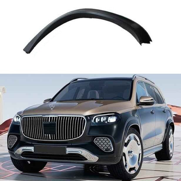 Car Craft Compatible With Mercedes Benz Gls W167 X167 2019-2024 Upgrade Facelift Convert To Gls Maybach Style Wheel Arch Fener Trim A1678845000 / A1678855000-2 Front Right