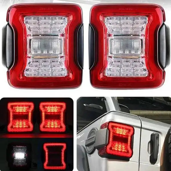 2Pcs LED Car Tail Light Rear Turn Signal Reverse Light