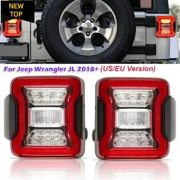 2Pcs LED Car Tail Light Rear Turn Signal Reverse Light