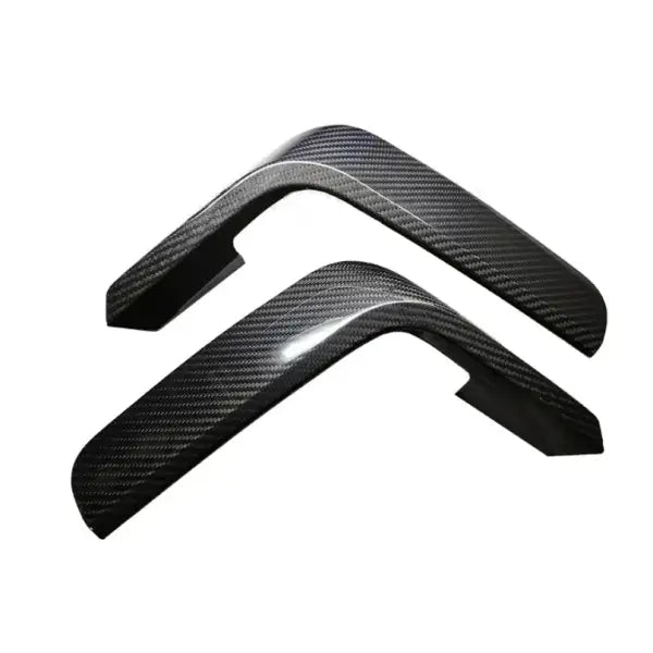 2PCS Real Dry Carbon Fiber Car Front Bumper Corner Decorative Cover Trim for BMW Z4 G29 2019-2020