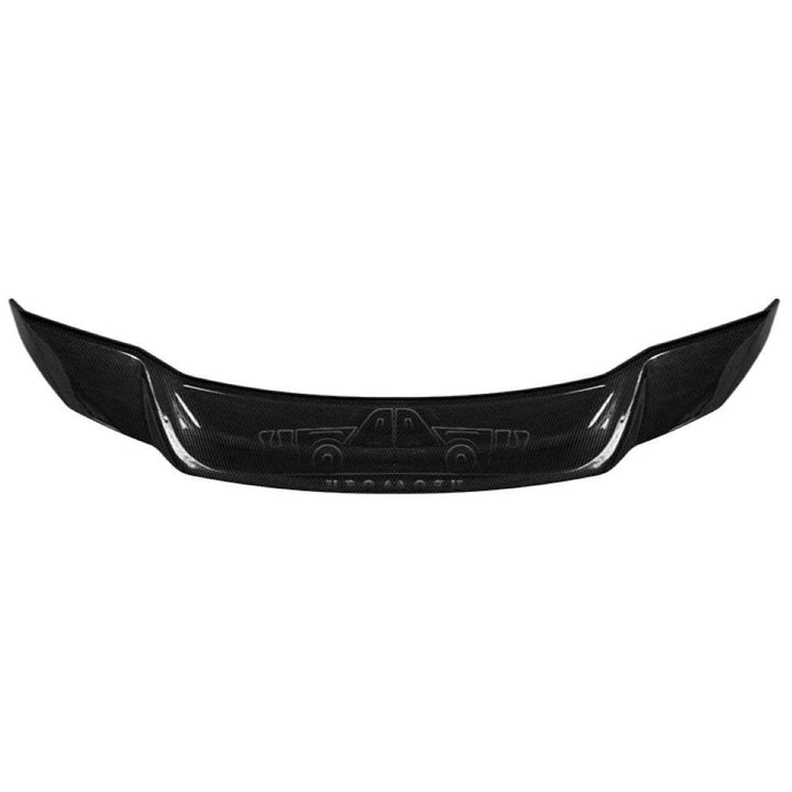 Car Craft Compatible With Toyota Camry 2024+ Rear Trunk Wing Boot Spoiler Lip Splitter Skirt R Style Ar-toyota-0102 Cf Carbon Fiber Look - CAR CRAFT INDIA