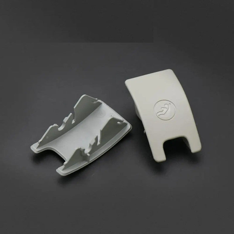 Car Craft Compatible With Audi A4 2008-2016 A6 2013-2018 Child Seat Belt Lock Cover Isofix Cover Gray CC-8928