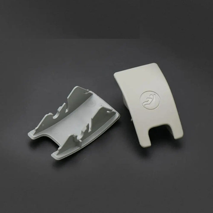 Car Craft Compatible With Audi A4 2008-2016 A6 2013-2018 Child Seat Belt Lock Cover Isofix Cover Gray CC-8928