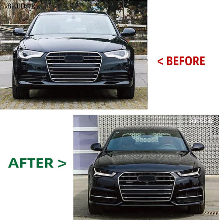 Car Craft Compatible With Audi A6 C7 2010-2015 To 2016 C7pa Upgrade Facelift Matrix Conversion Bodykit Bumper Headlight Taillight