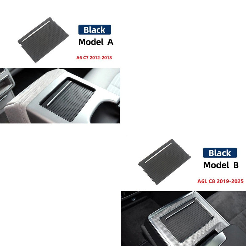 Car Craft Compatible With Audi A6l C7 2012-2018 Car Rear Center Console Sliding Shutters Cup Drink Holder Roller Blind Cover Replacement 4gd885993-1 CC-8931