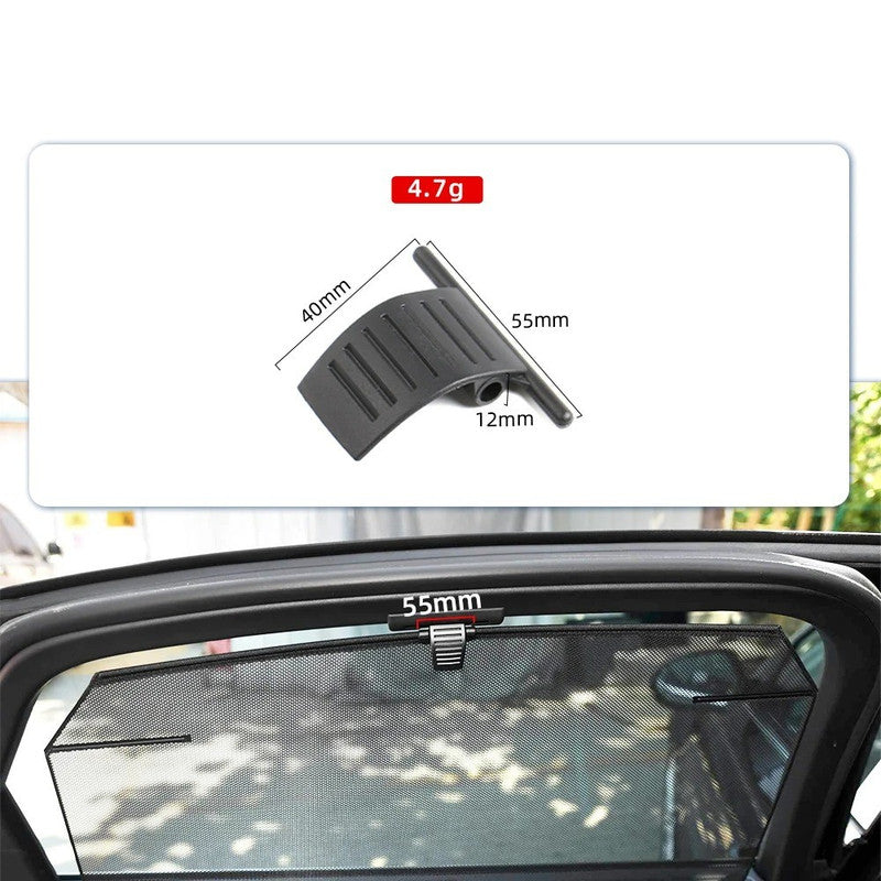 Car Craft Compatible With Audi A6 C7 2011-2018 Q5 2012-2018 Rear Door Window Sun Shadow Curtain Hook Roller Blind Mounting Buckle Sunshade Retainer Clip 4gd861334-1 CC-8976