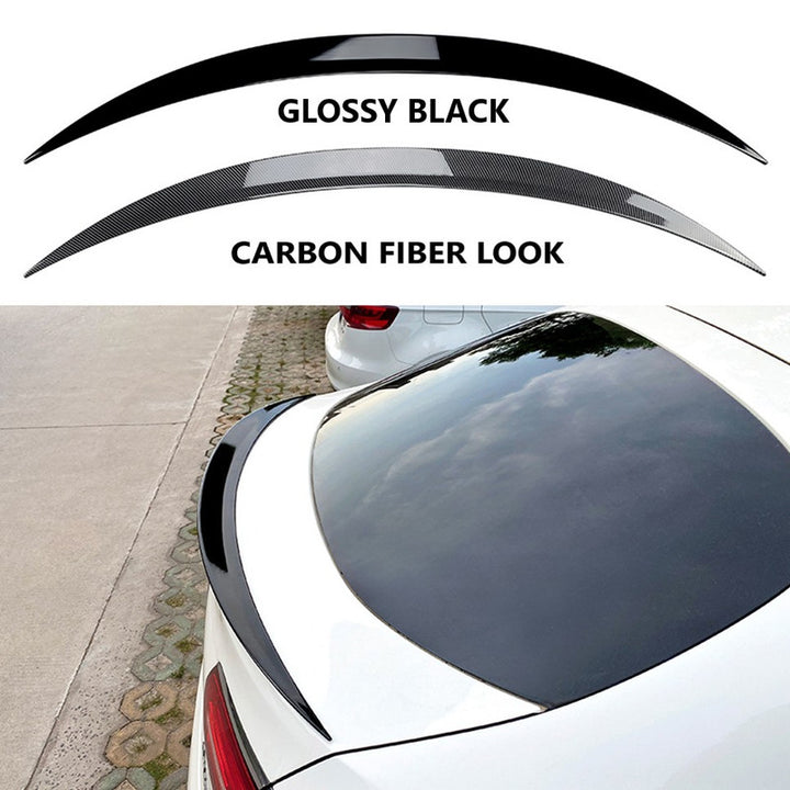 Car Craft Compatible With Mercedes Benz Glc Coupe W235 C253 2016-2022 Rear Boot Trunk Wing Lip Spoiler Carbon Fiber Look Zst-062 Cf