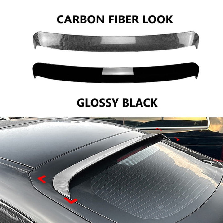 Car Craft Compatible With Mercedes Benz Glc Coupe C254 W254 X254 2023 + Rear Roof Boot Trunk Wing Lip Spoiler Glossy Black Zst-863 Gb