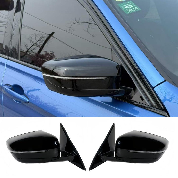 Car Craft Compatible With Bmw 3 Series F30 2012-2018 Rear Side View Mirror Cover Assembly For Converted Car To G20 G28 G80 G20 Style Rhd