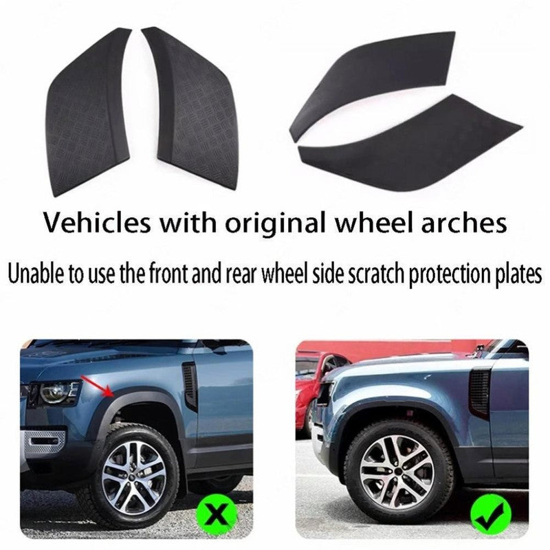 Car Craft Compatible With Range Land Rover Defender 130 L663 Lr129997 2020+ Side Moulding Body Kits Rear View Mirror Cover Front Rear Bumper Side Anti-scratch Protection Exterior Trim Matt Black 130 - CAR CRAFT INDIA