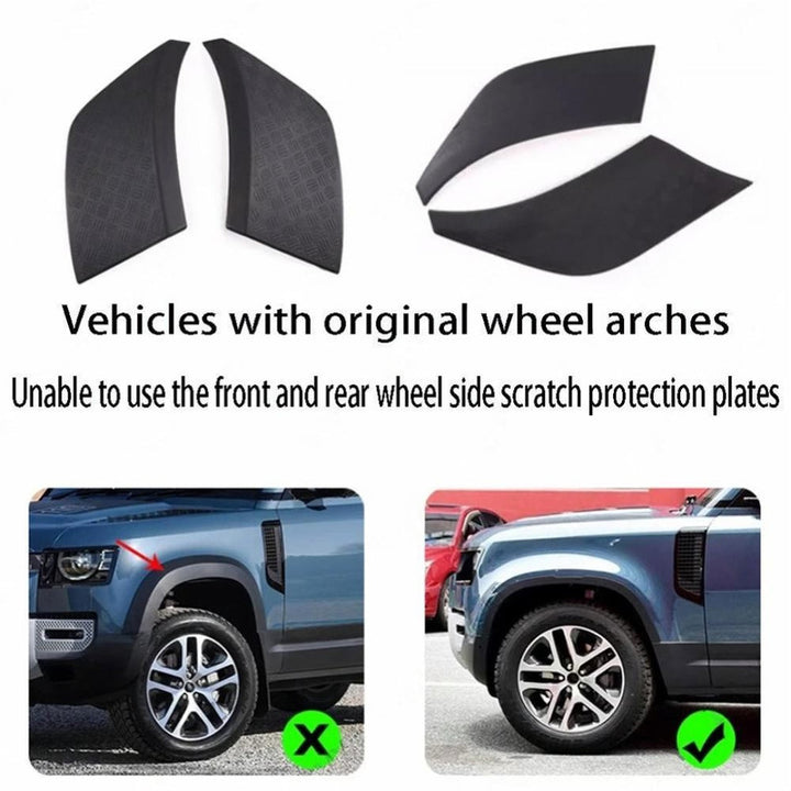 Car Craft Compatible With Range Land Rover Defender 130 L663 Lr129997 2020+ Side Moulding Body Kits Rear View Mirror Cover Front Rear Bumper Side Anti-scratch Protection Exterior Trim Matt Black 130 - CAR CRAFT INDIA