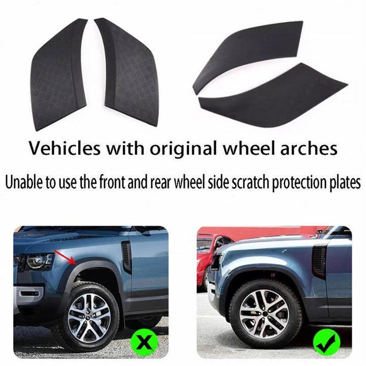 Car Craft Compatible With Range Land Rover Defender 90 L663 Lr129997 2020+ Side Moulding Body Kits Rear View Mirror Cover Front Rear Bumper Side Anti-scratch Protection Exterior Trim Glossy Black 90 - CAR CRAFT INDIA