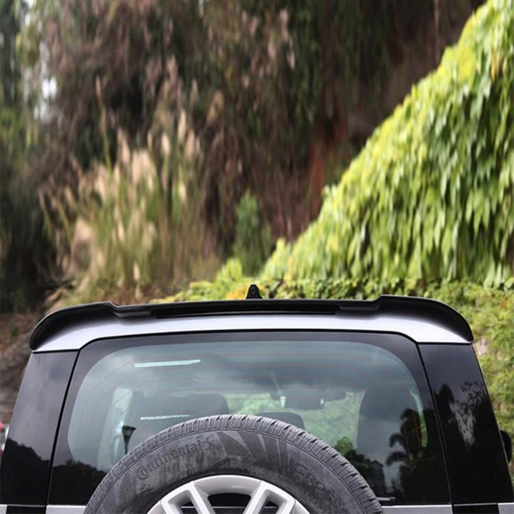 Car Craft Compatible With Range Land Rover Defender 90/110 L663 Lr129997 2020+ Rear Roof Top Wing Lip Spoiler Splitter Skirt Boot Glossy Black B - CAR CRAFT INDIA