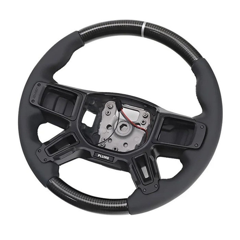 Car Craft Compatible With Range Land Rover Defender 90 110 130 L663 Lr129997 2020+ Car Steering Wheel Carbon Fiber Alcantara - CAR CRAFT INDIA
