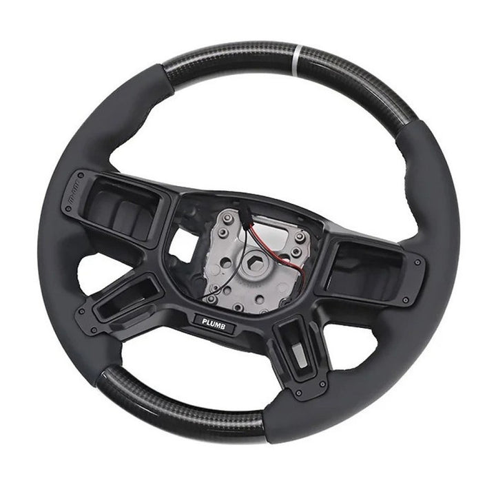 Car Craft Compatible With Range Land Rover Defender 90 110 130 L663 Lr129997 2020+ Car Steering Wheel Carbon Fiber Alcantara - CAR CRAFT INDIA