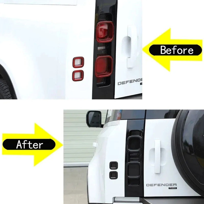Car Craft Compatible With Range Land Rover Defender 90 110 L663 Lr129997 2020+ Rear Taillight Taillamp Light Cover Shell Smoke - CAR CRAFT INDIA