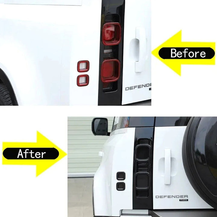 Car Craft Compatible With Range Land Rover Defender 90 110 L663 Lr129997 2020+ Rear Taillight Taillamp Light Cover Shell Smoke - CAR CRAFT INDIA