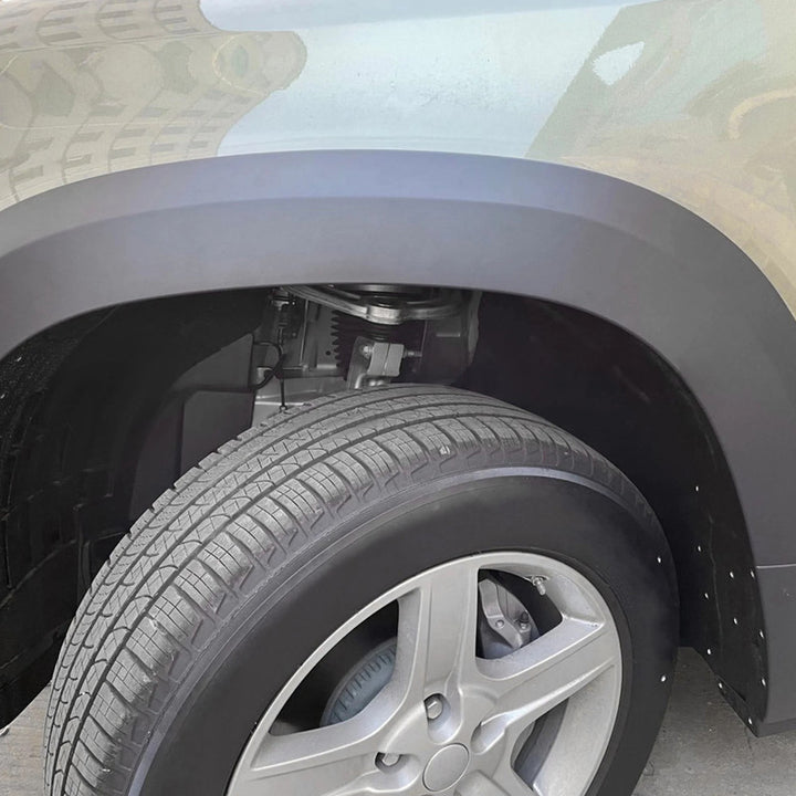 Car Craft Compatible With Range Land Rover Defender 110 L663 Lr129997 2020+ Wide Style Body Kit Upgrade Wheel Arches Extension Trims 4 Door 110 Matt Black - CAR CRAFT INDIA