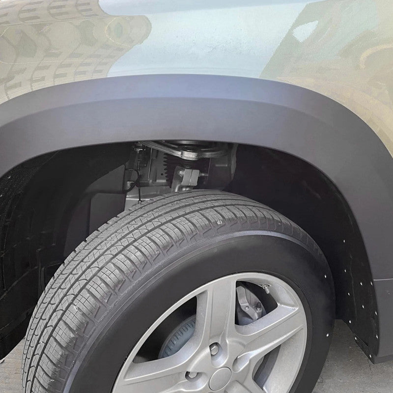 Car Craft Compatible With Range Land Rover Defender 90 L663 Lr129997 2020+ Wide Style Body Kit Upgrade Wheel Arches Extension Trims 2 Door 90 Glossy Black - CAR CRAFT INDIA