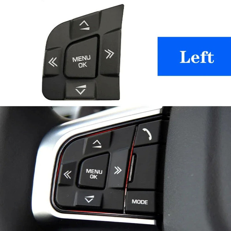 Car Craft Compatible With Jaguar Xf Xe F-pace 2015-2019 Land Range Rover Discovery Sports 2015-2019 Car Steering Wheel Switch Button Left Lr095538-q2