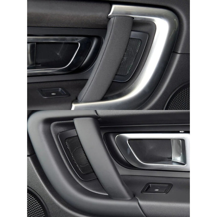 Car Craft Compatible With Land Range Rover Discovery Sport 2015-2019 Lr076161 Car Interior Door Leather Pull Handle Glossy Black Left Lr076151