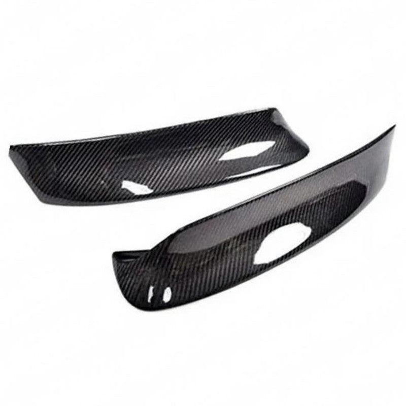 Car Craft Compatible With Bmw 3 Series E46 1999-2005 Front Bumper Splitter Skirst Trim Lip Real Carbon Fiber CC-8549