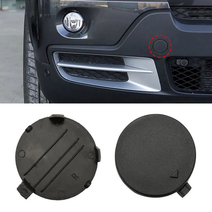 Car Craft Compatible With Bmw X5 E70 2006-2010 Front Bumper Tow Hook Towing Tochan Trailer Cover 51117159589 Unpainted Left - CAR CRAFT INDIA