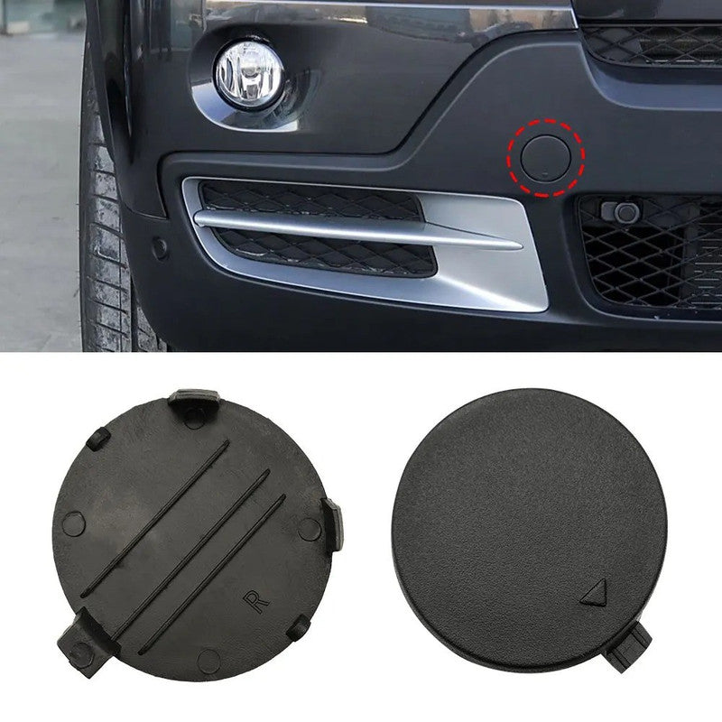 Car Craft Compatible With Bmw X5 E70 2006-2010 Front Bumper Tow Hook Towing Tochan Trailer Cover 51117159590 Unpainted Right - CAR CRAFT INDIA