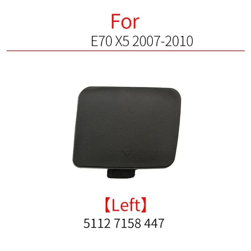 Car Craft Compatible With Bmw X5 E70 2006-2010 Rear Bumper Tow Hook Towing Tochan Trailer Cover 51127158447 Unpainted Left - CAR CRAFT INDIA