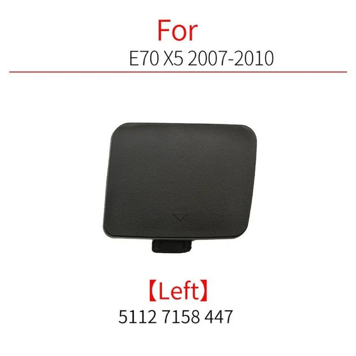 Car Craft Compatible With Bmw X5 E70 2006-2010 Rear Bumper Tow Hook Towing Tochan Trailer Cover 51127158447 Unpainted Left - CAR CRAFT INDIA
