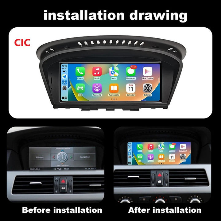 Car Craft Compatible With Bmw 3 Series E90 E91 E92 E93 2006-2012 5 Series E60 2005-2009 Car Multimedia Android Dvd Music Player Wireless Carplay Auto 4g Wifi Infotainment Screen 8.8 Inch Android14 Cic