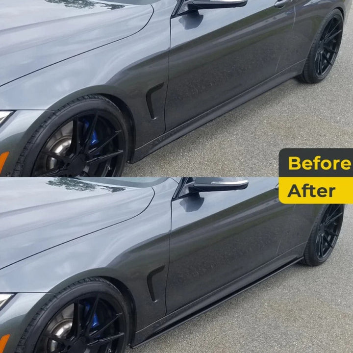 Car Craft Compatible With Bmw 3 Series E90 E91 E92 2005-2012 Side Skirt Extension Splitter Mp Style Ar-bm-0276 Gb Glossy Black CC-8557 - CAR CRAFT INDIA