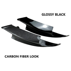 Car Craft Compatible With Bmw 3 Series E90 E91 E92 2007-2011 M Sports Front Bumper Lip Splitter Skirts Canard Carbon Fiber Look Zst- 477 Cf - CAR CRAFT INDIA