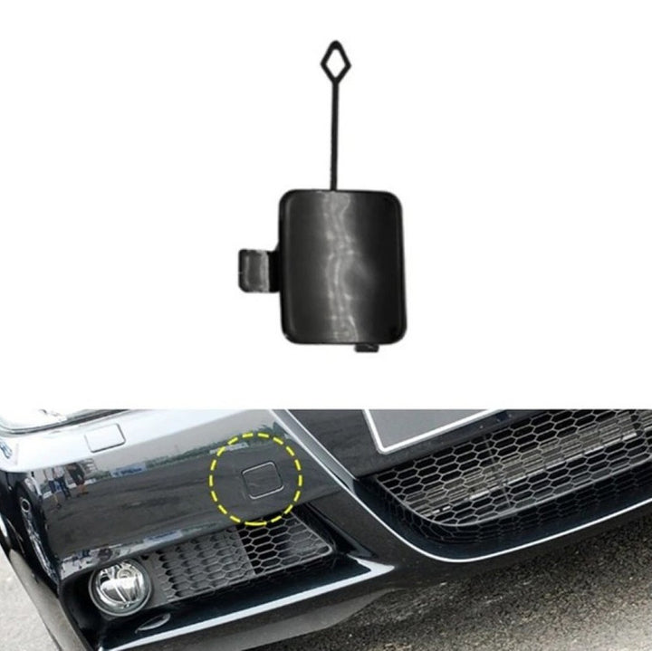 Car Craft Compatible With Bmw 3 Series E90 2005-2008 Front Bumper Tow Hook Towing Tochan Trailer Cover 51117167575 Unpainted - CAR CRAFT INDIA