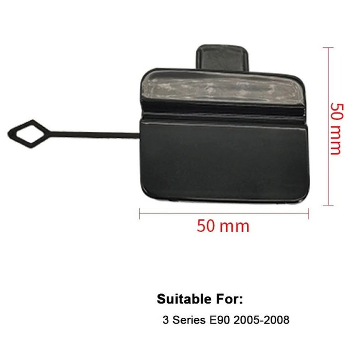 Car Craft Compatible With Bmw 3 Series E90 2005-2008 Rear Bumper Tow Hook Towing Tochan Trailer Cover 51127187542 Unpainted - CAR CRAFT INDIA
