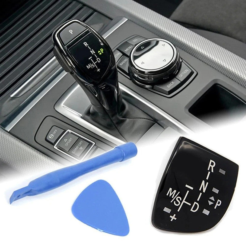 Car Craft Compatible With Bmw 1 2 3 4 5 6 7 Series F20 F30 F34 Gt 2013-2018 F34 F10 Gt F06 F12 F01 F02 X3 F25 X4 F26 X5 X6 F15 F16 Gear Lever Knob Cover Sticker Trim 61319252141-a1 CC-7807 - CAR CRAFT INDIA