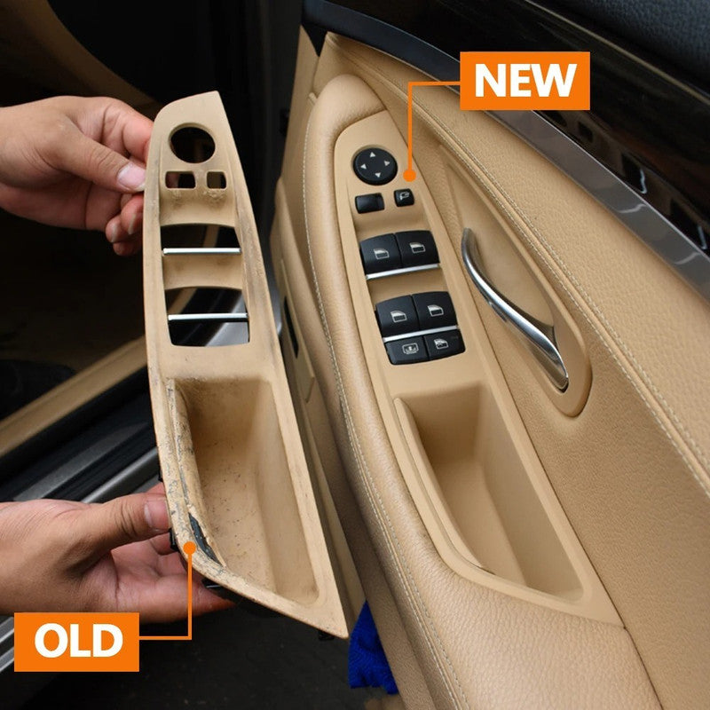 Car Craft Compatible With Bmw 5 Series F10 2010-2017 Car Interior Door Armrest Inside Pull Handle Inner Full Set Black 25874 225847l 225848r 225889l 225890r In Rhd Model A CC-7870 - CAR CRAFT INDIA