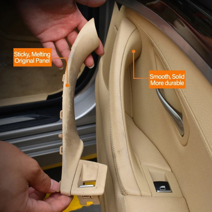 Car Craft Compatible With Bmw 5 Series F10 2010-2017 Car Interior Door Armrest Inside Pull Handle Single Handle Inner Right Beige 51417225850r Inner Rhd Model A CC-7901