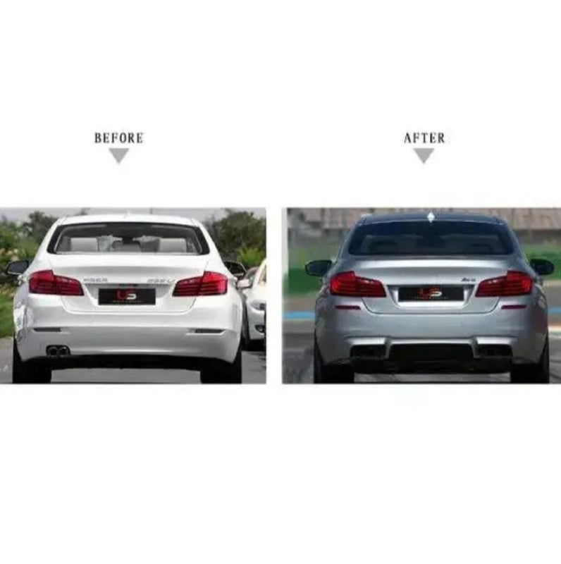 Car Craft Compatible With Bmw 5 Series F10 2010-2017 M Performance M Sports M5 Rear Bumper Bodykit