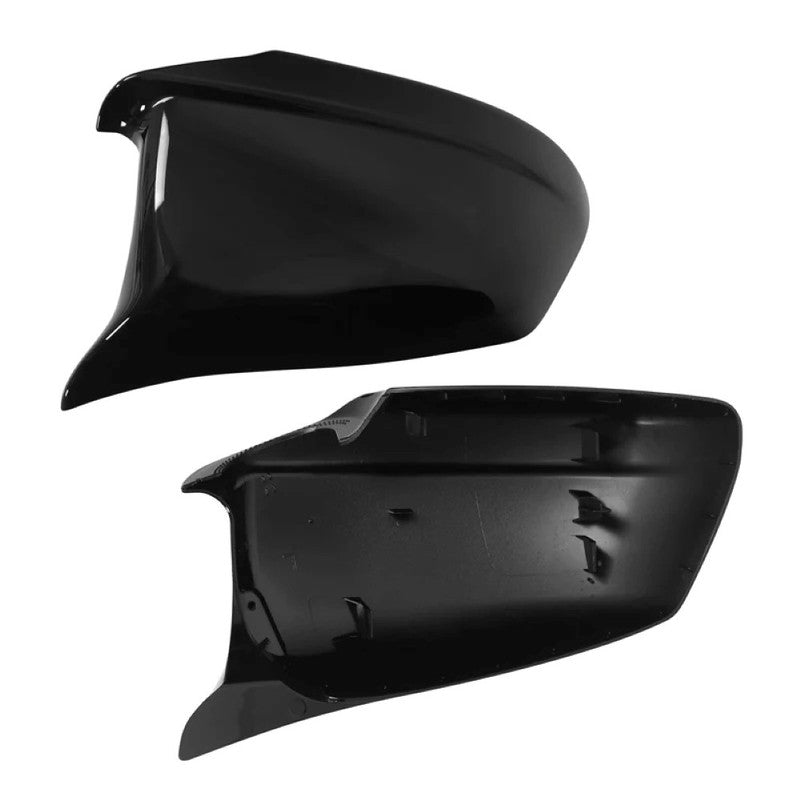 Car Craft Compatible With Bmw 5 Series F10 2010-2013 Pre Lci M3 M4 M5 M6 M7 Side Rear View Case Door Wing Cap Shell Housing Mirror Covers Glossy Black